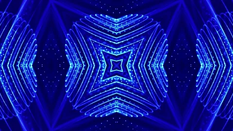 Abstract theme of microworld or nanotechnology. 4k looped sci-fi 3d background Stock Footage 136406083