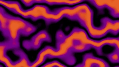 Abstract Thermal Heatmap Gradient Flow Motion Background. 4K Stock Footage 346457885