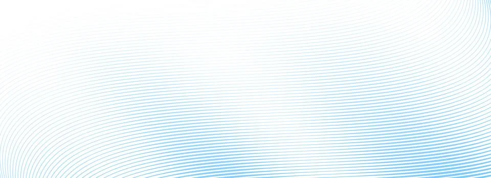 Abstract thin line wave background. Light blue dynamic stripe texture. Warped Stock Illustration