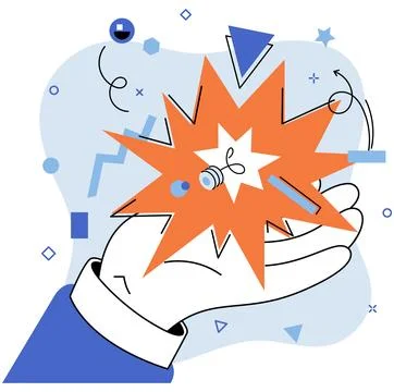 Abstract thinking. Vector illustration. Education provides foundation for abs イラスト素材