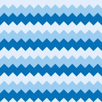 Abstract three color seamless background chevron pattern. Vector illustration Stock Illustration