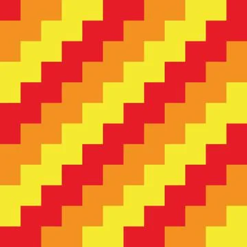 Abstract three color seamless background chevron pattern. Vector illustration Stock Illustration