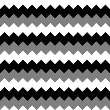 Abstract three color seamless background chevron pattern. Vector illustration Stock Illustration