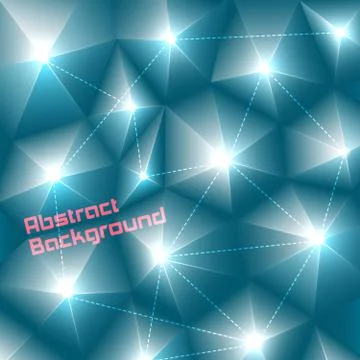 Abstract three-dimensional background. Stock Illustration