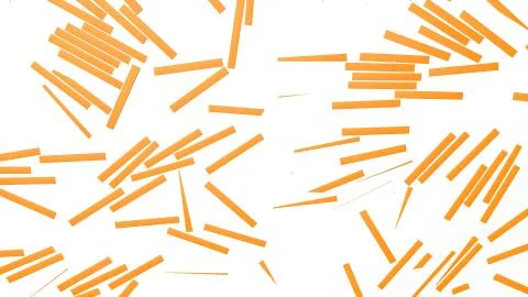 Abstract three-dimensional background of orange rectangles. 3d render Stock Illustration