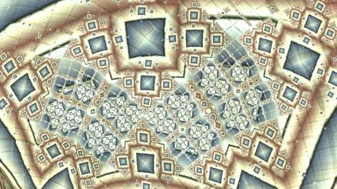 Abstract three-dimensional fractal イラスト素材