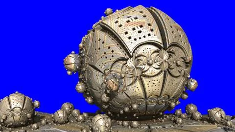 Abstract three-dimensional fractal Stockillustratie