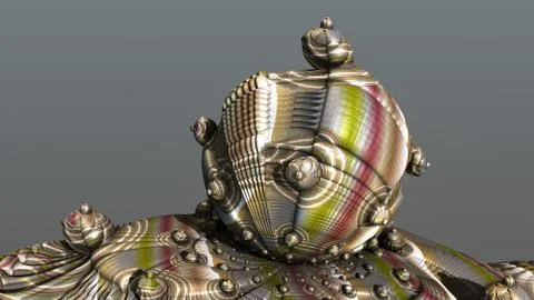 Abstract three-dimensional fractal イラスト素材