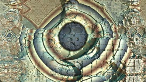 Abstract three-dimensional fractal Illustrazione stock