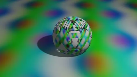 Abstract Three Dimensional Geometric Illustration Background Patterned Illustrazione stock