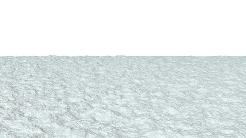 Abstract three-dimensional isolate with a relief wavy surface and smooth curv Stock Illustration
