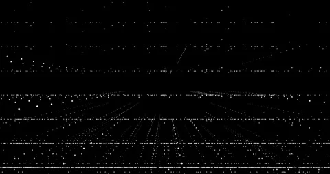 An abstract threedimensional grid of particles Stock Footage 327067303