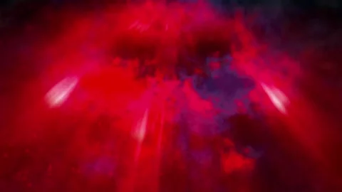 Abstract thunder with blinking light and red cloud Stock Footage 251778567