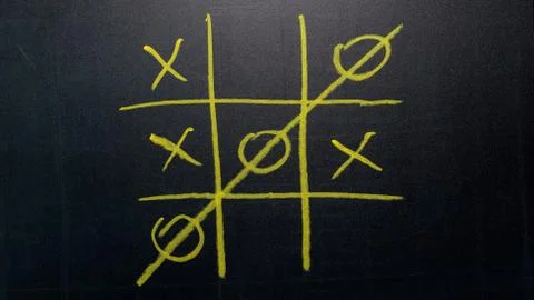 Abstract Tic Tac Toe Game Competition. Stock Photos