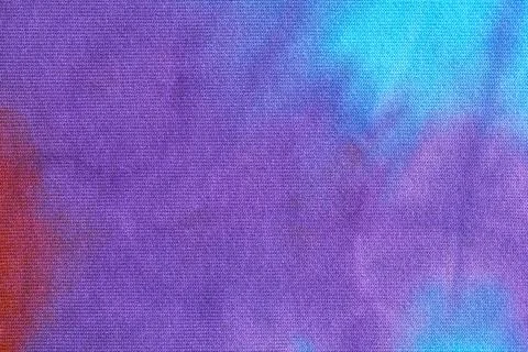 Abstract tie dye multicolor fabric cloth Boho pattern texture Stock Illustration