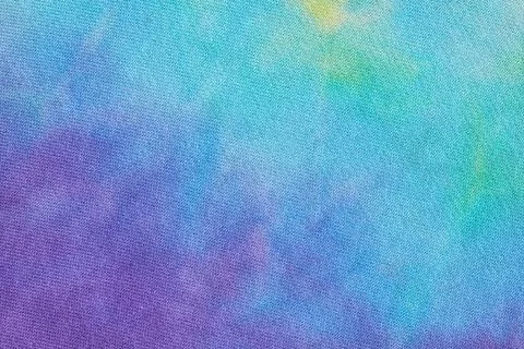 Abstract tie dye multicolor fabric cloth Boho pattern texture Stock Illustration