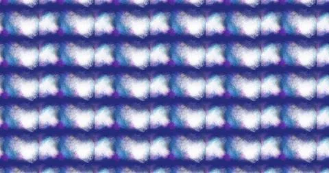 Abstract Tie-Dye Pattern in Indigo Blue with Soft Pastel Colors Stock Illustration