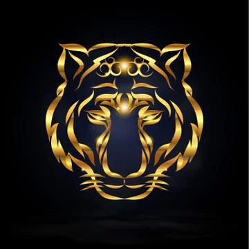 Abstract tiger Stock Illustration