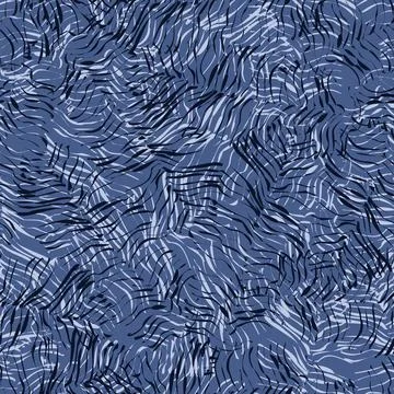 Abstract tiger skin seamless pattern. Camouflage background of exotic fur. 스톡 일러스트