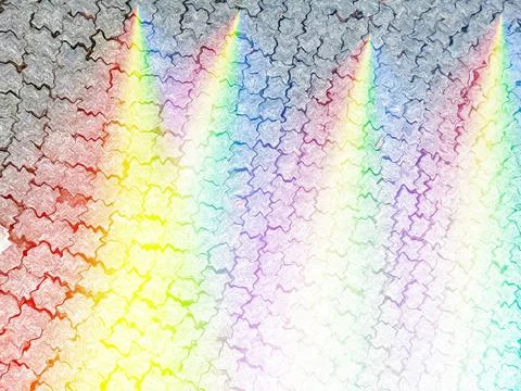 Abstract tile background with rainbow shades for decoration. Stock Illustration