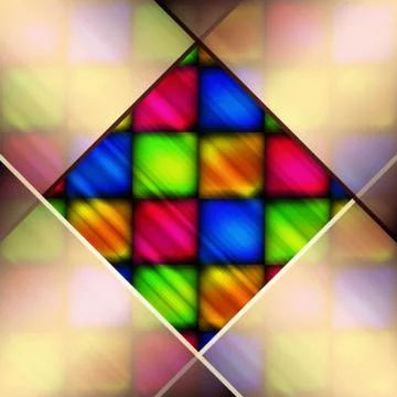 Abstract tile background, vector. Stock Illustration