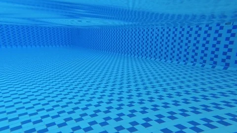 Abstract Tile pattern underwater in the pool swim, 스톡 동영상 118076703