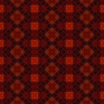 Abstract tileable regular ornamental mosaic Stock Illustration