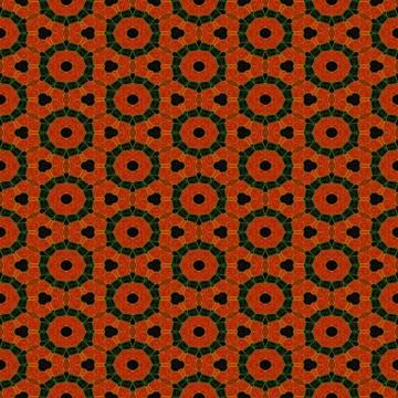 Abstract tileable regular ornamental mosaic Stock Illustration