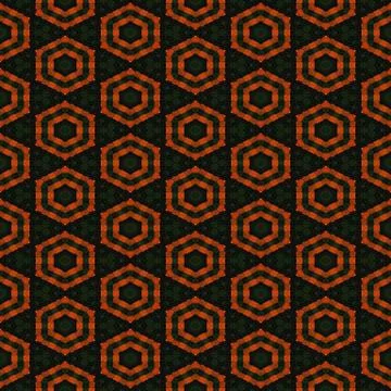 Abstract tileable regular ornamental mosaic Stock Illustration