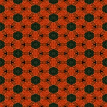 Abstract tileable regular ornamental mosaic Stock Illustration