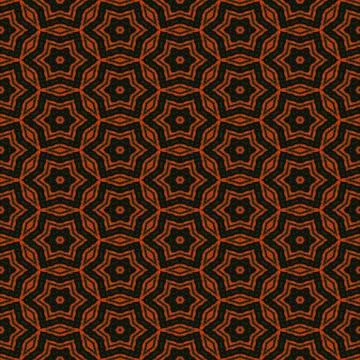 Abstract tileable regular ornamental mosaic Stock Illustration