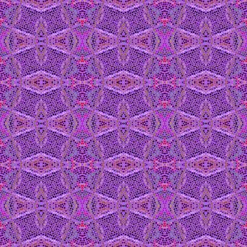 Abstract tileable seamless regular ornamental mosaic pattern Illustrazione stock