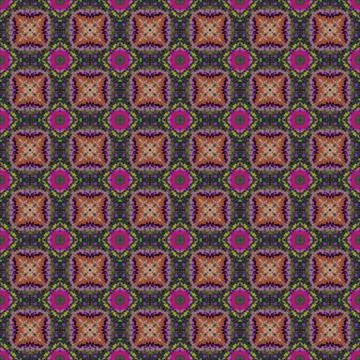 Abstract tileable seamless regular ornamental mosaic pattern Stock Illustration