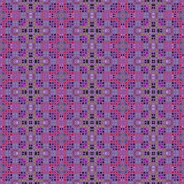 Abstract tileable seamless regular ornamental mosaic pattern Stock Illustration