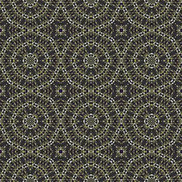 Abstract tileable seamless regular ornamental mosaic pattern Stock Illustration