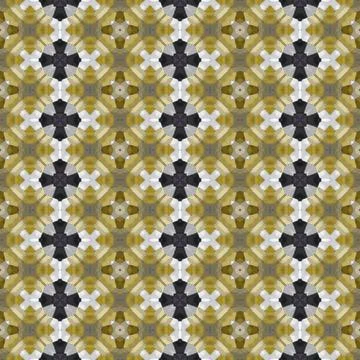 Abstract tileable seamless regular ornamental mosaic pattern Stock Illustration