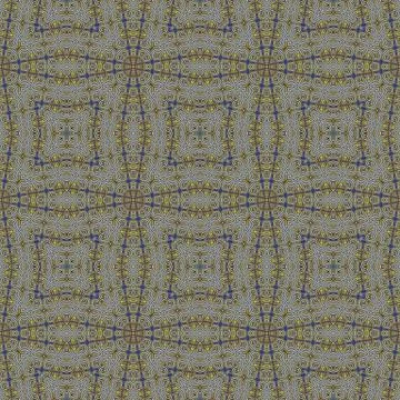 Abstract tileable seamless regular ornamental mosaic pattern Stock Illustration
