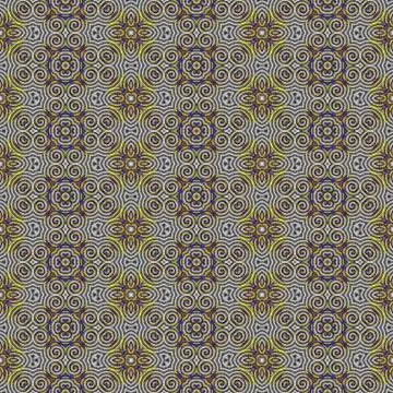 Abstract tileable seamless regular ornamental mosaic pattern Stock Illustration
