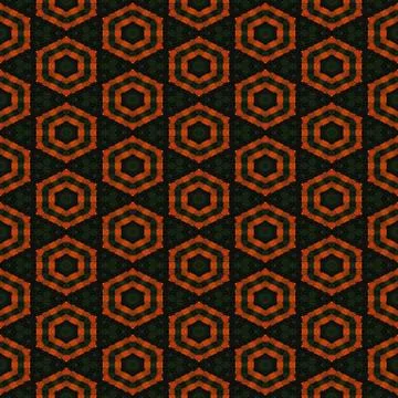 Abstract tileable seamless regular ornamental mosaic pattern Stock Illustration