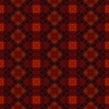 Abstract tileable seamless regular ornamental mosaic pattern Stock Illustration