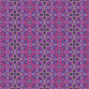 Abstract tileable seamless regular ornamental mosaic pattern Stock Illustration