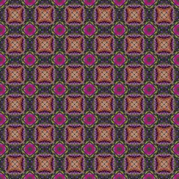 Abstract tileable seamless regular ornamental mosaic pattern Stock Illustration
