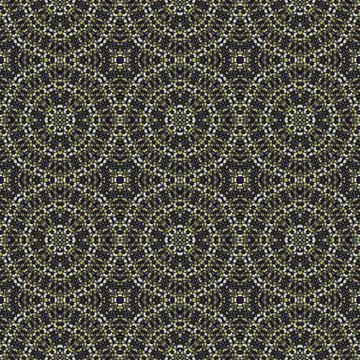 Abstract tileable seamless regular ornamental mosaic pattern Stock Illustration