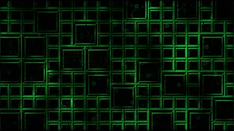 Abstract Tiled Background and Light Animation - Loop Green Stock Footage 57731377