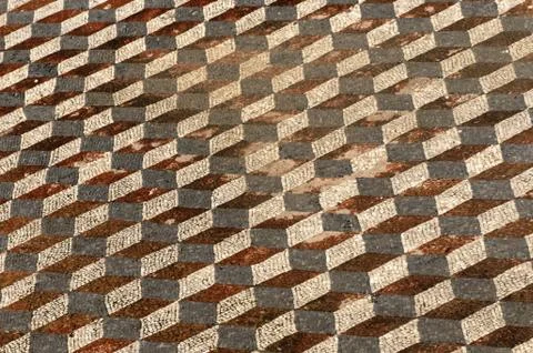 Abstract tiled background Stock Photos