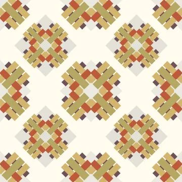 Abstract tiles seamless pattern Stock Illustration