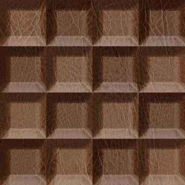 Abstract tiles stacked for seamless background, imitation leather Stock Illustration