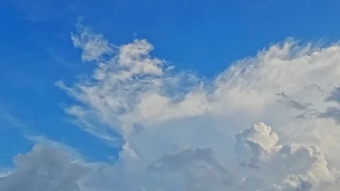 Abstract timelapse of clouds in the sky, capturing the natural movement of .. Stock Footage 300082043