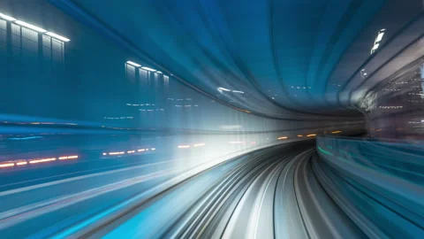 Abstract Timelapse Futuristic Technology and Metaverse concept Stock-Footage 196009172