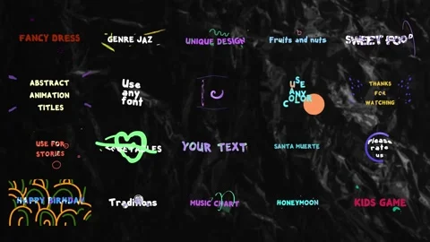 Abstract Titles for After Effects After Effects素材